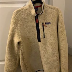 Cream Patagonia fleece like New